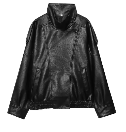 Chaqueta de cuero para mujer