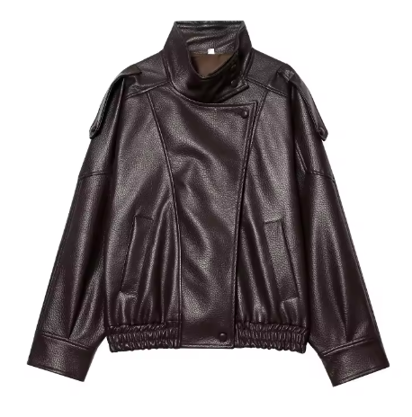 Chaqueta de cuero para mujer