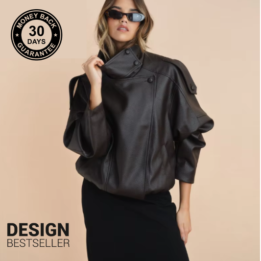 Chaqueta de cuero para mujer